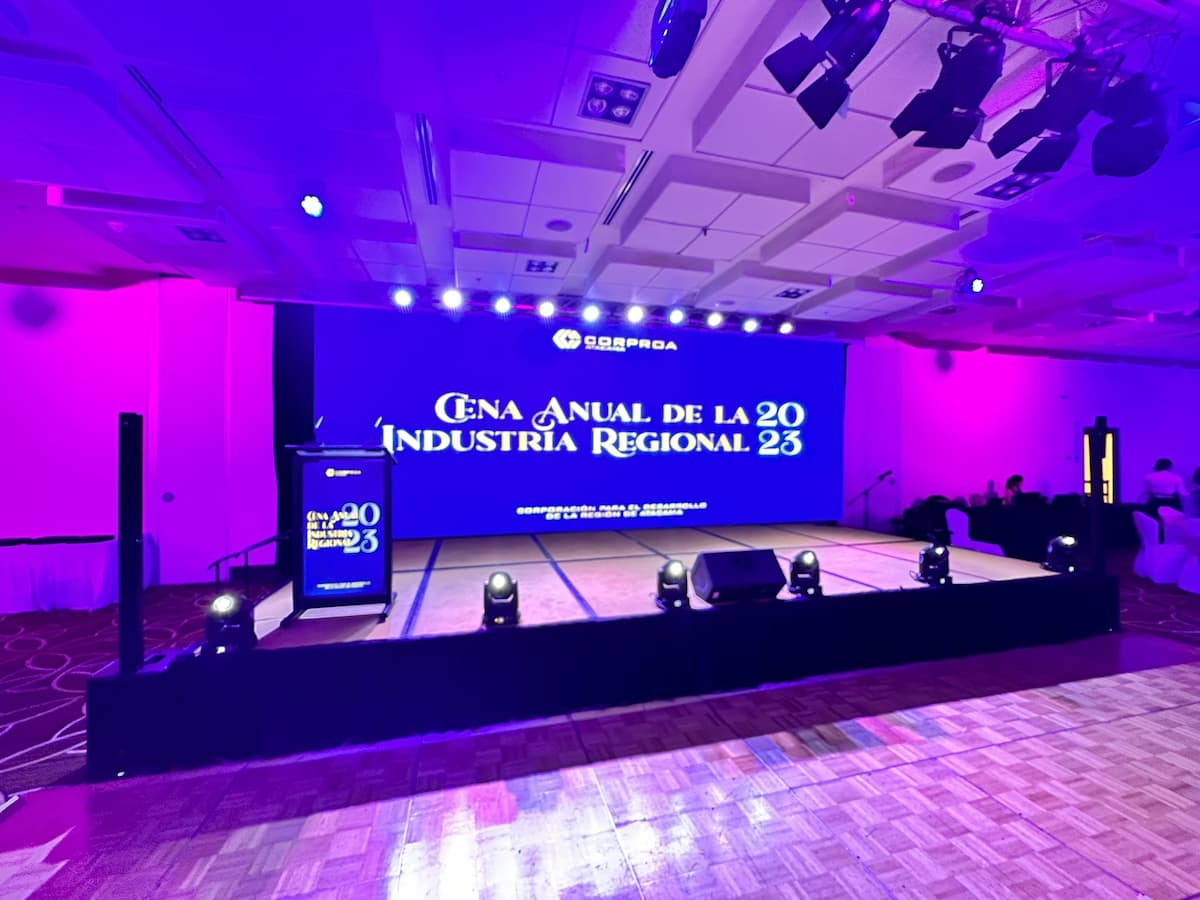 Producción Tecnica para eventos (corporativos, matrimonios, municipales)